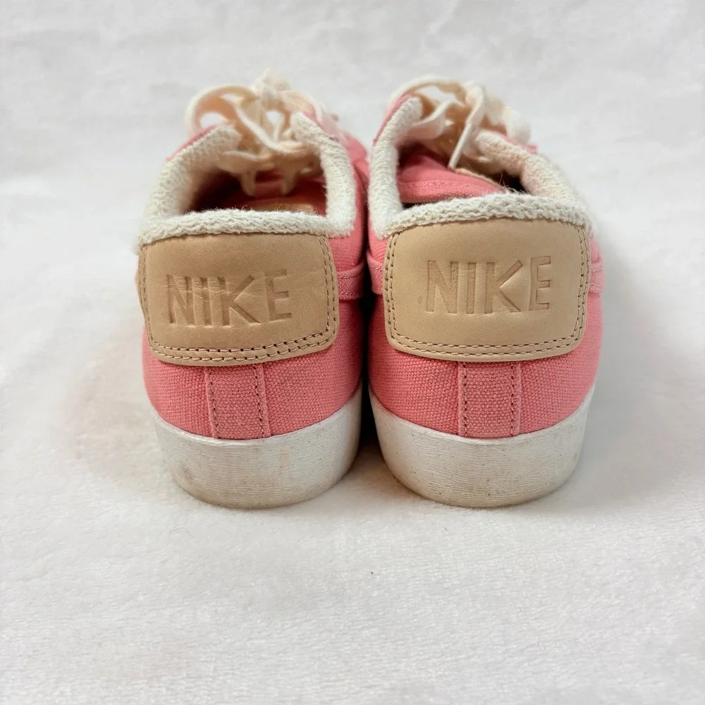 Nike Blazer Low‎ Women 8.5 Pink Good Natural Dye Canvas AV9371-600 Sneaker